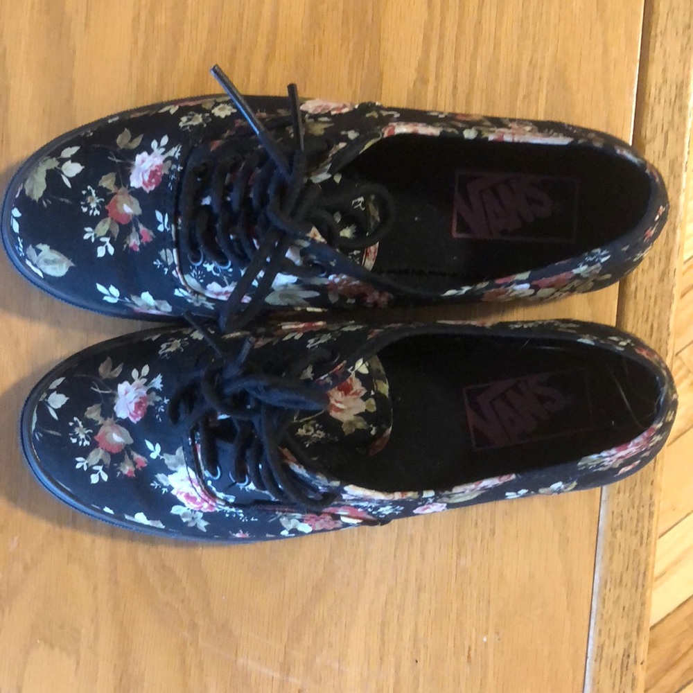Vans Floral Shoes